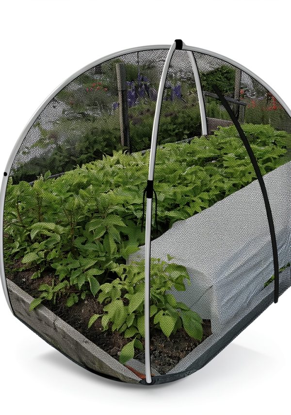 Pond Netting PACETAP Dome HDPE Protects Fish from Herons-5
