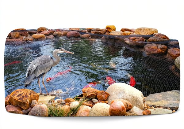 Alloxity Pond Netting HDPE Black Predator Protection-2
