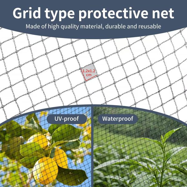 Black Polyethylene Pond Netting for Garden Protection-3
