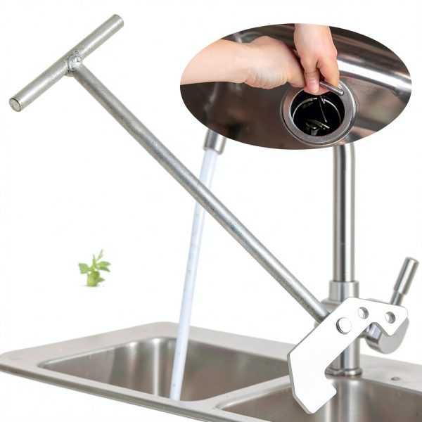 Garbage Disposal Wrench Kujunpao Silver Steel-1