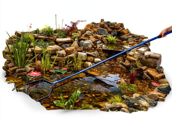 Pond H2o Koi Fish Net Heavy Duty Aluminum Telescoping Pole-7