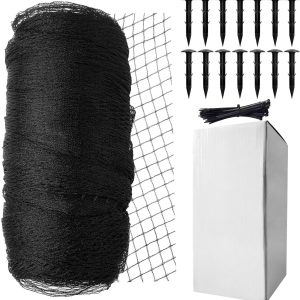 Black Polyethylene Pond Netting for Garden Protection-0