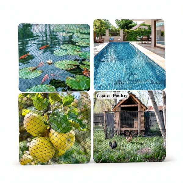 MAQIHAN HDPE Pond Netting Heavy Duty Fish Protection-5