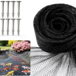 Pond Netting Alloxity HDPE Square Black Predator Protection-0