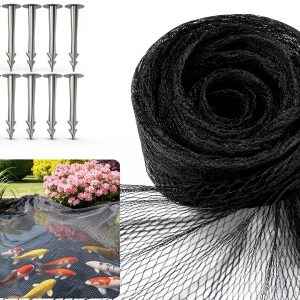 Pond Netting Alloxity HDPE Square Black Predator Protection-0