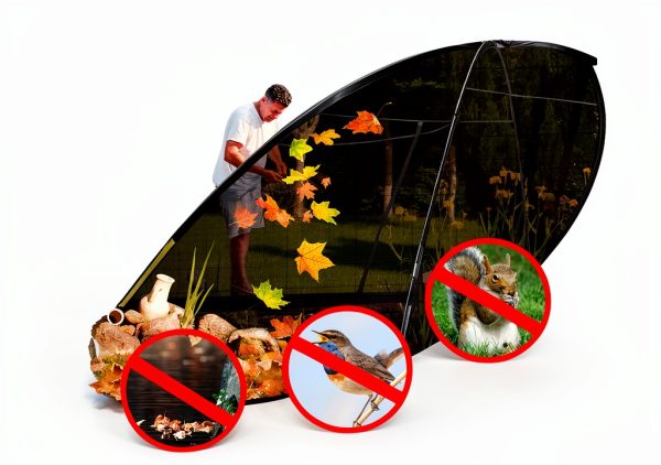 DEERFAMY Pond Netting Polyester Dome Cover Easy Access-2