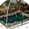 Pond Netting PACETAP Dome HDPE Protects Fish from Herons-4