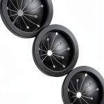 Topspeeder 3-1/8 In Black Compact Garbage Disposal Splash-0