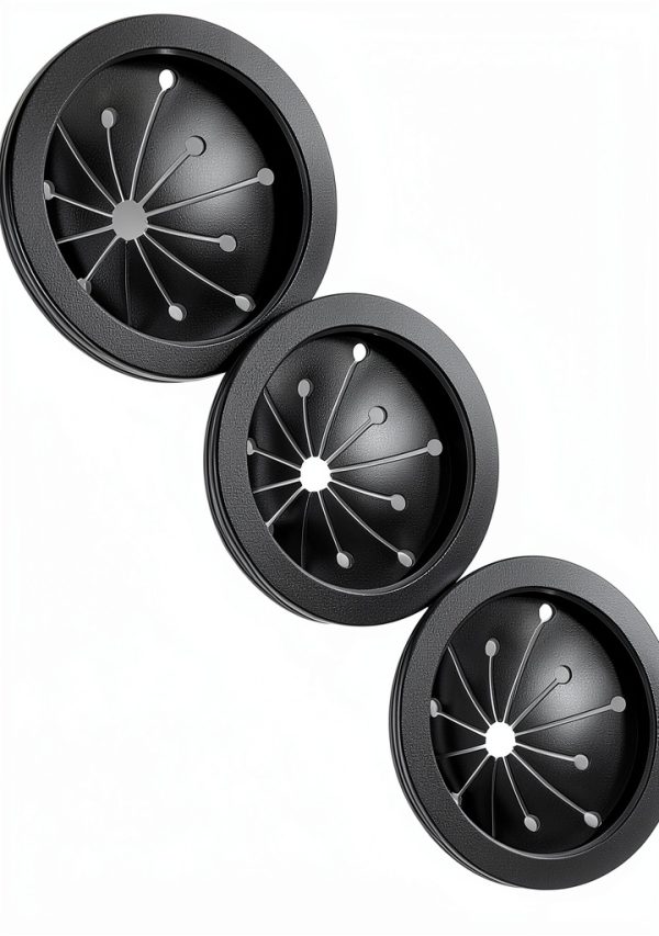 Topspeeder 3-1/8 In Black Compact Garbage Disposal Splash-0