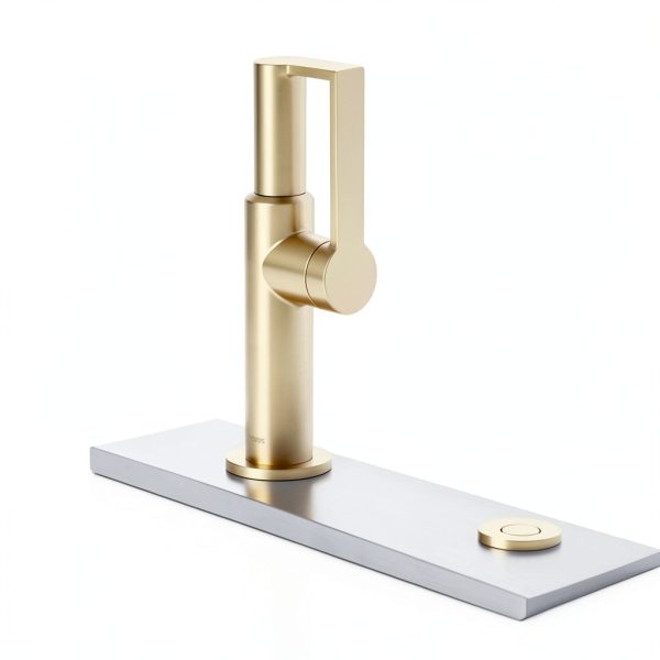 Kraus Brushed Brass Air Switch Button-1