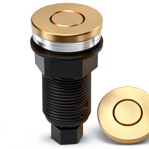 Kraus Brushed Brass Air Switch Button-0