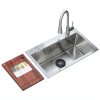 Topspeeder 3-1/8 In Black Compact Garbage Disposal Splash-6