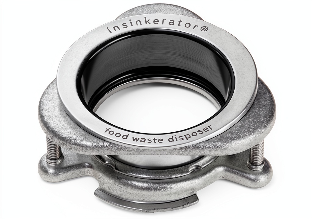 InSinkErator stainless steel sink flange