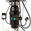 Moen 0.5 HP Compact Garbage Disposal for Kitchen Sink-9