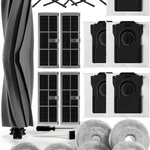 Yivy Replacement Parts for Dreame X40 Ultra – 22‑Piece Brush & Filter-0