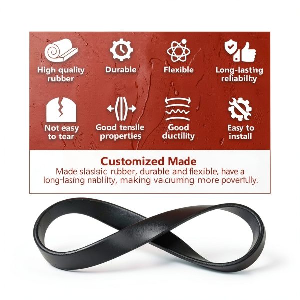 Replacement Vacuum Cleaner Belt GULUANT 2 Pack Black & Decker Swivel-5