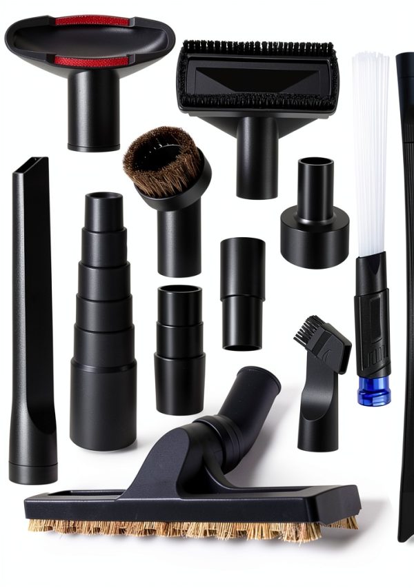 Seovmri Universal Vacuum Attachment 12Pcs Wet/Dry Shop Vac Kit-0