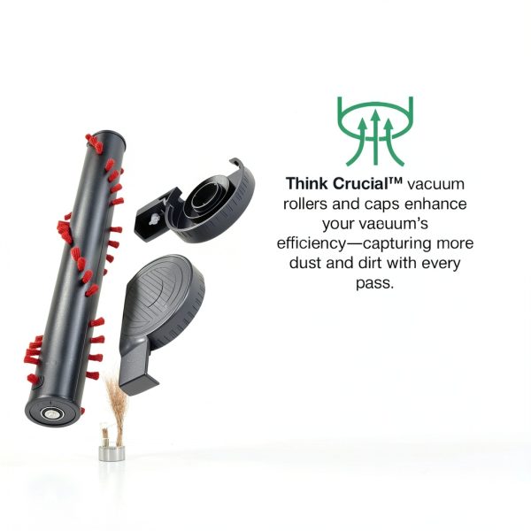 Replacement Vacuum Roller with 2 Caps - Think Crucial for Dyson DC-25-4