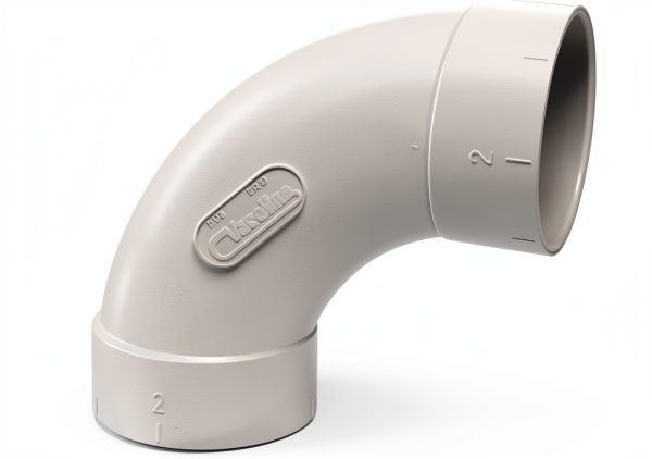 Central Vacuum 5 Pack 90 Degree Sweep Elbow PVC Vaculine 5510 X 5A-2