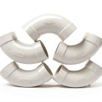 Central Vacuum 5 Pack 90 Degree Sweep Elbow PVC Vaculine 5510 X 5A-0
